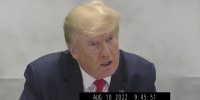 Video released of Trump deposition in New York fraud case