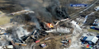 Ohio train derailment prompts controlled release of chemicals on board