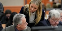 What did Gwyneth Paltrow whisper to plaintiff as she left court?