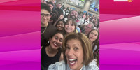 Hoda took a packed train to the Taylor Swift concert: See the pics!