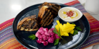 A meal packed in a sandwich: Get the recipe for arayes