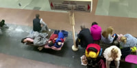 Residents in Kyiv shelter in subways during new Russia attacks