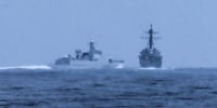Chinese warship has close call with U.S. destroyer in Taiwan Strait