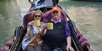 Sunday Mug Shots: Fans cruise through canals of Venice, Italy