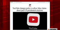 YouTube to again allow false claims about 2020 election fraud