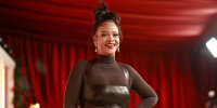 Rihanna shares first look at second baby, Riot Rose
