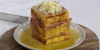 Stacked ham and brie sandwich: Get Laurent Dagenais' recipe