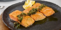Try Aarti Sequeira's roasted salmon recipe with a South Asian twist