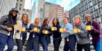 Hospice clinicians take Sunday Mug Shot in New York City