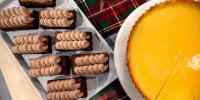 Easy to make holiday desserts: Brownie fingers and lemon tarts
