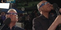 'This is magical': Lester Holt and Tom Costello witness totality in Indianapolis