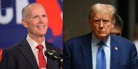 Florida Sen. Rick Scott accompanies Trump for Day 14 of hush money trial