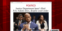 DOJ requests extension to release NYC Mayor Adams case docs after missing deadline