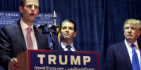 'Hook up team Trump?' Trump's sons' business deals directly benefit president New York Times reports