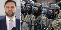 Vance gets the cause of fear in L.A. totally backward in trying to justify military presence