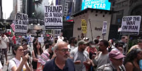 Anti-war protests form in New York City following U.S. strikes in Iran