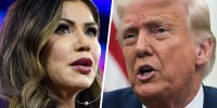Noem announces plan to paint southern border black