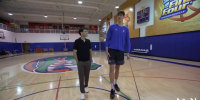 World’s tallest teen makes basketball history