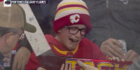 Young hockey fan brought to tears by gift from his NHL hero