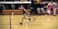 Sixth grader scores inspiring basket in front of his classmates