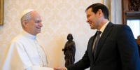 Marco Rubio Meets With Pope Leo XIV Over Iran War and Cuba