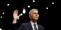 Image: FILE PHOTO - Supreme Court nominee judge Gorsuch sworn in at his Senate Judiciary Committee confirmation hearing in Washington