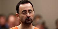 Former USA Gymnastics doctor Larry Nassar appears at Ingham County Circuit Court on Nov. 22, 2017, in Lansing, Mich.