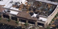 Four people have been injured after a roof collapsed in Chandler, Ariz., on August 26, 2021.