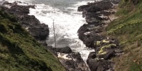 The Devil's Churn near Cape Perpetua in Oregon.