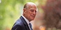 Prince Philip, Duke of Edinburgh, arrives for his visit to Richmond Adult Community College on June 8, 2015, in London.