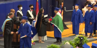 A North Carolina graduating senior was allegedly denied his diploma for wearing a Mexican flag over his graduation gown.