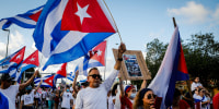 US-CUBA-POLITICS-UNREST-PROTEST