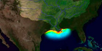 A "dead zone" measuring 6,000 square miles, the size of Connecticut, is forecast in the Gulf of Mexico this year.