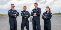 Chris Sembroski, Sian Proctor, Jared Isaacman and Hayley Arceneaux make up the SpaceX Inspiration4 crew.
