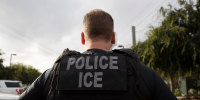 A U.S. Immigration and Customs Enforcement (ICE) officer.