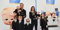 Alec Baldwin, Hilaria Baldwin and their children attend DreamWorks Animation's "The Boss Baby: Family Business" premiere at SVA Theatre on June 22, 2021 in New York City.