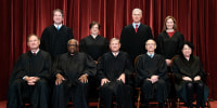 Supreme Court Justices Pose For Formal Group Photo