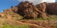 Camelback Mountain Echo Canyon, en Phoenix, Arizona.