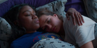 (L to R) Imani Lewis as Calliope Burns, Sarah Catherine Hook as Juliette Fairmont in episode 106 of "First Kill."