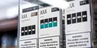 JUUL Labs products in a convenience store on June 23, 2022 in El Segundo, Calif.