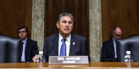 Image: Sen. Joe Manchin, D-W.Va.,, Chairman of the Senate Energy and Natural Resources Committee at the Dirksen Senate Office Building on Sept. 22, 2022.