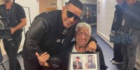 Mami Flor meeting her favorite musician Daddy Yankee at his Sept. 20 concert in New York.