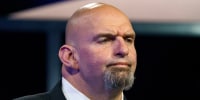 Lt. Gov. John Fetterman during a debate with Mehmet Oz in Harrisburg, Pa., on Oct. 25, 2022.