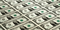 Image: lots of one dollar bills