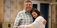 The father-daughter duo in the pilot episode of their new show.