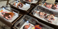 Hospital dresses newborn babies as Thanksgiving turkeys