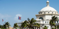 The Capitol building in San Juan, Puerto Rico.