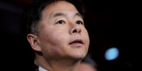 Rep. Ted Lieu speaks during a news conference with House Democratic leadership at the U.S. Capitol on January 10 in Washington, DC.  
