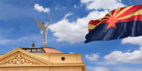 The State Capitol building in Phoenix. 