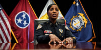 Image: Memphis Police Director Cerelyn Davis in Memphis, Tenn., on Jan. 27, 2023.